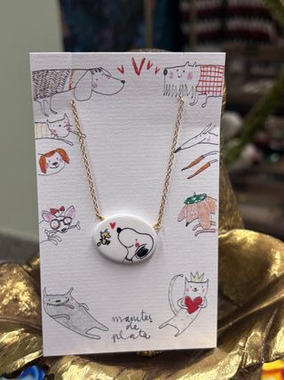 Colgante Manitas de Plata Snoopy