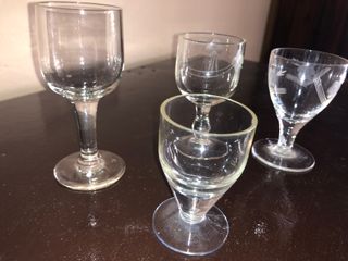 4 Bicchierini Cristallo Antichi