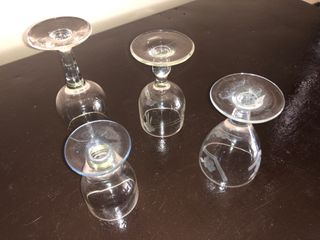 4 Bicchierini Cristallo Antichi