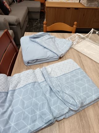 Set Lenzuola Pirineo 150 Blu/Bianco