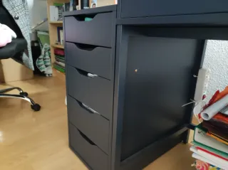 Escritorio azul Alex (sin cajonera)