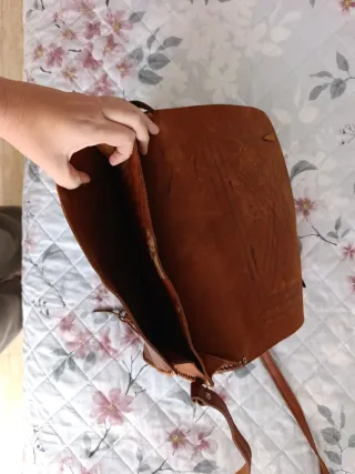 Bolso de piel marroquí