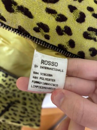 Chaqueta Vintage CARMELA Animal Print Talla XL