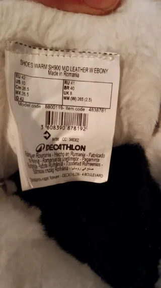 Botas Invierno Mujer Talla 42 Snow Waterproof