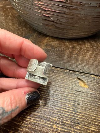 Anello immagine sacra 3D