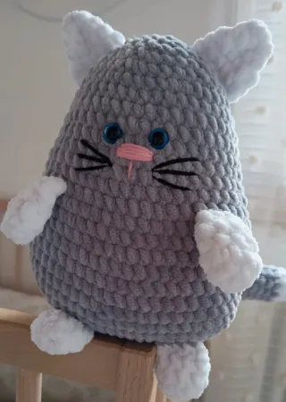 Gatto amigurumi uncinetto
