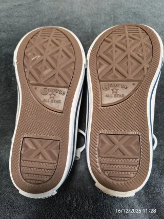 Converse All Star Blancas Niños número 28/17 cm