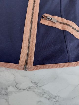 Chaqueta Cortefiel Talla S Azul/Beige