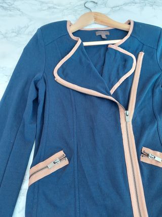 Chaqueta Cortefiel Talla S Azul/Beige
