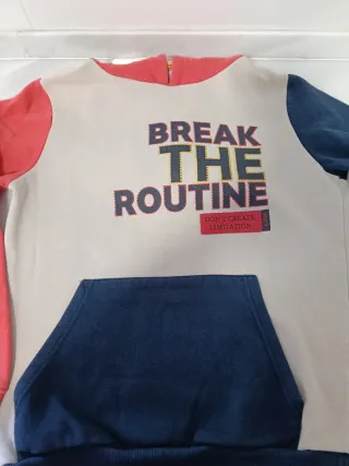 Sudadera infantil Break the Routine