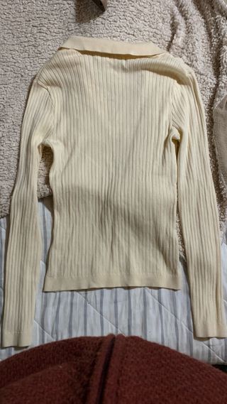 Maglione donna beige girocollo