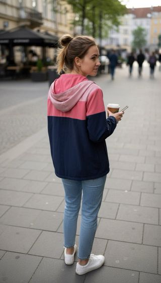 Felpa leggera donna con cappuccio