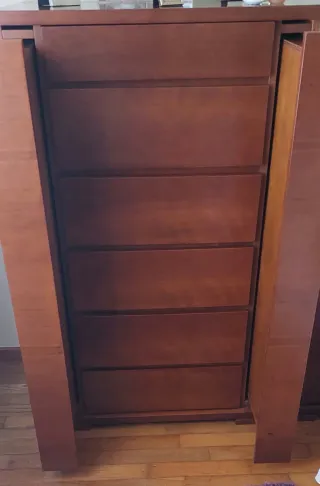 Camiseiro 6 gavetas em madeira