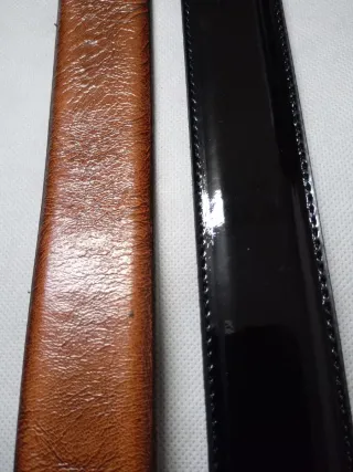 Set 2 Cinture Uomo Pelle.