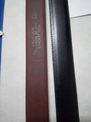 Set 2 Cinture Uomo Pelle.