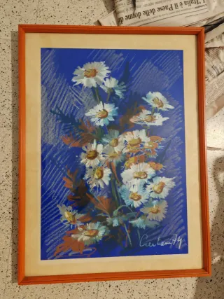 Quadro fiori margherite
