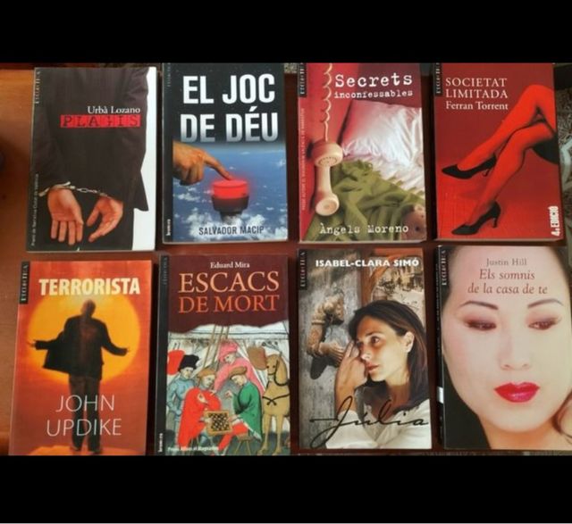 Varios libros editorial Bromera colección L'Eclect