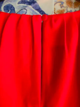 Vestido Rojo Zara Talla XL