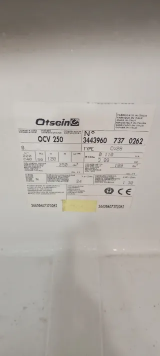 Congelador Vertical Otsein