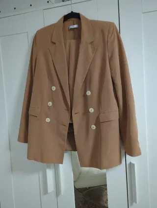 Traje Mango Beige Talla M
