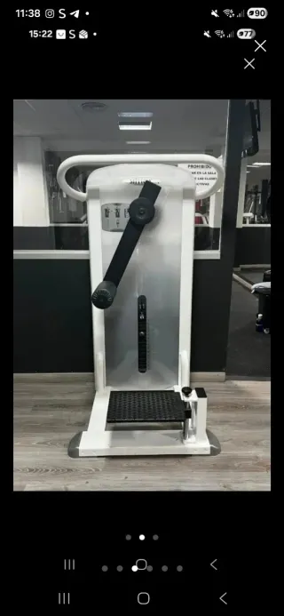 Lote de máquinas de gimnasio