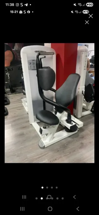 Lote de máquinas de gimnasio