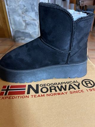 Botines Geographical Norway negros