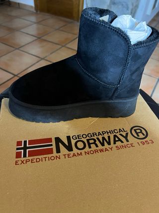 Botines Geographical Norway negros