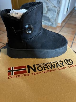 Botines Geographical Norway negros