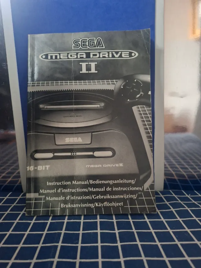 MANUAL ORIGINAL DE INSTRUÇÕES MEGADRIVE 2