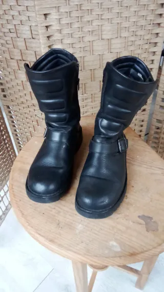 Botas Motard Pretas Tamanho 41