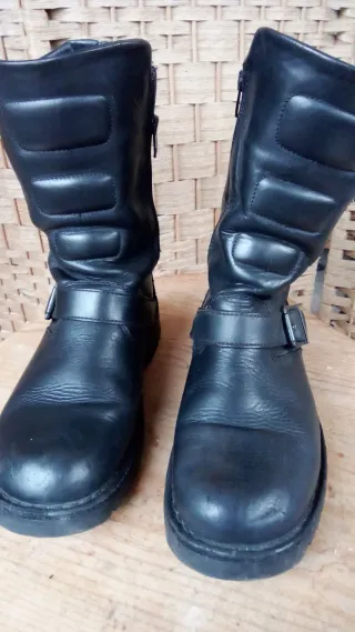 Botas Motard Pretas Tamanho 41
