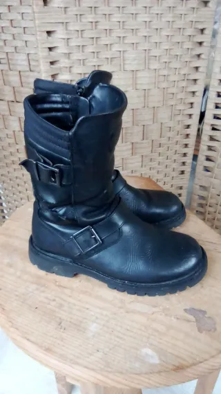 Botas Motard Pretas Tamanho 41