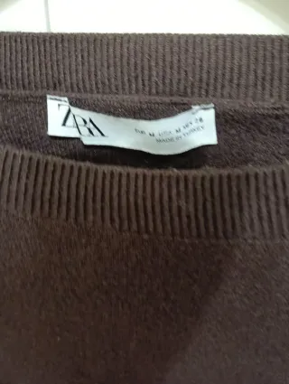 Suéter marrón de lana