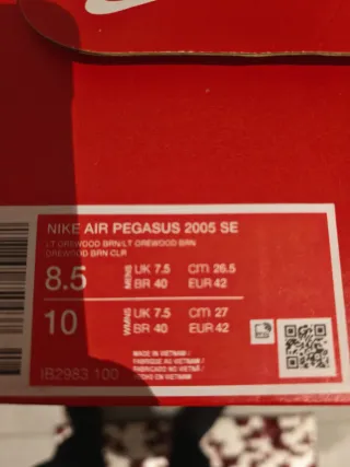 Nike Air Pegasus 2005 SE Beige/bianco