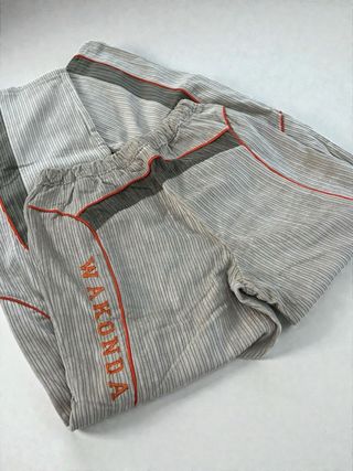 Pantalones Y2K Beige Corduroy Racer Baggy