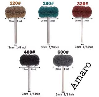 10 Escovas Abrasivas 120 para Dremel (25mm) | NOVA