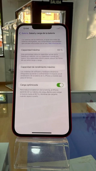 iPhone 14 Rosso 128GB Batteria 84%