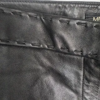 Pantalones cuero MNG Biker