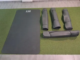 Esterillas grises gimnasio 190x41cm