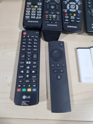 Mandos de distintos dispositivos