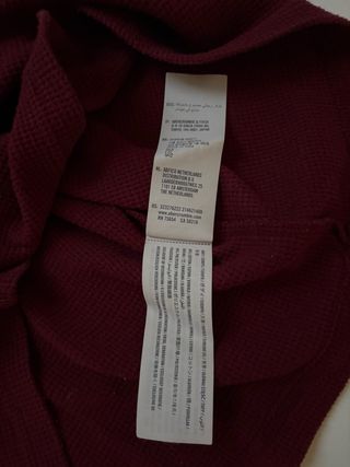 Camiseta Hollister Roja Talla XS