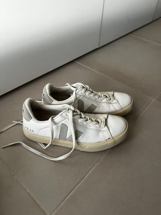 Zapatillas Veja Talla 40 Blancas y Grises