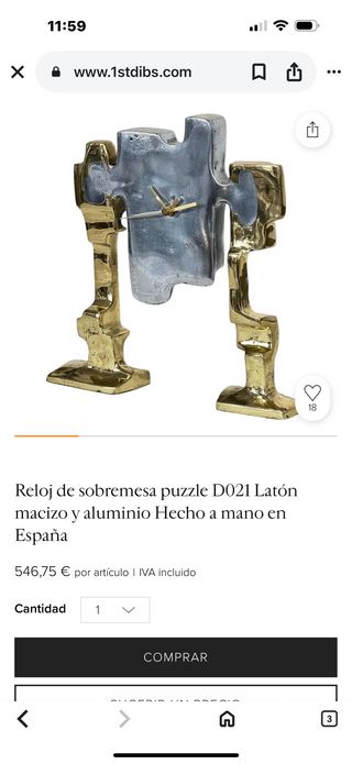 Reloj Sobremesa David Marshall