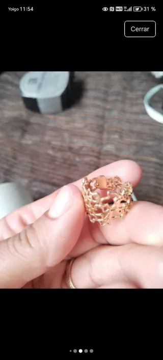 Anillo Tous Oro 18k, mil osos.