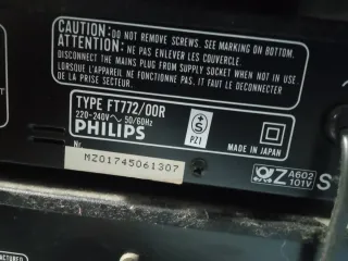 Equipo de música Philips Negro