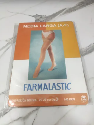 Medias Farmalastic con Blonda Compresión Normal