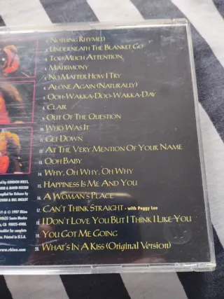 CD Lo Mejor de Gilbert O'Sullivan.