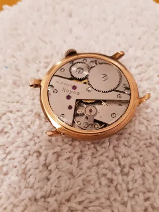 Reloj Royce Antimanético Dorado y Blanco