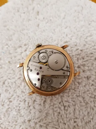 Reloj Royce Antimanético Dorado y Blanco